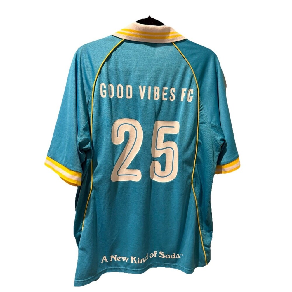 Olipop Good Vibes QVFC Soccer Jersey Size Medium - Picture 3 of 8